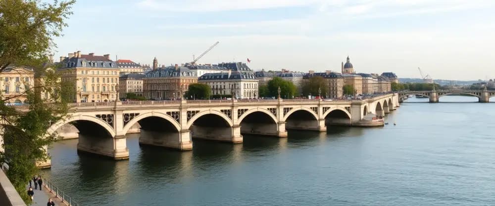 Les ponts célèbres de Paris