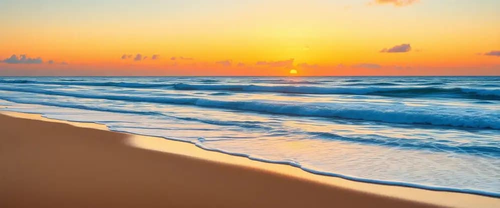 Atardecer en la playa