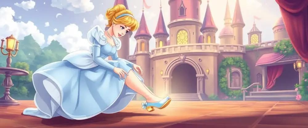 Cendrillon et ses pantoufles